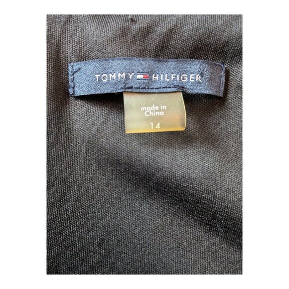 Tommy Hilfiger Fit & Flare Dress, Sz 14, Black/Ivory, Sleeveless, A-Line - Picture 5 of 12